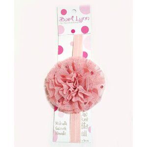 BARI LYNN GIRLS SOFT APRICOT HEADBAND SPARKLY STONES BEDAZZLED TODDLER GIRLS NEW